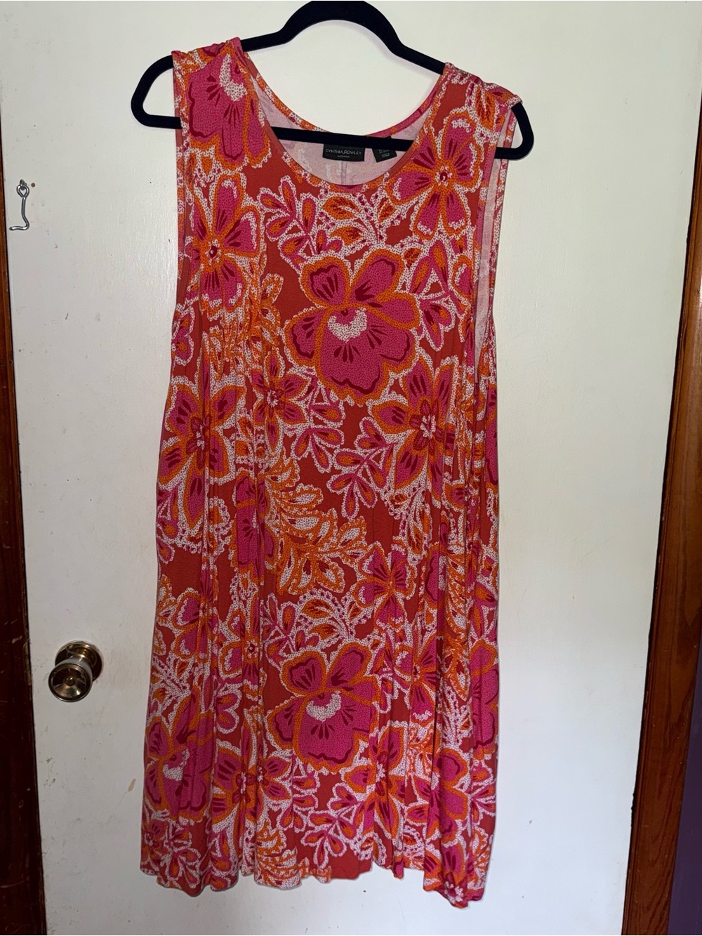 Cynthia Rowley paisley print dress 2X